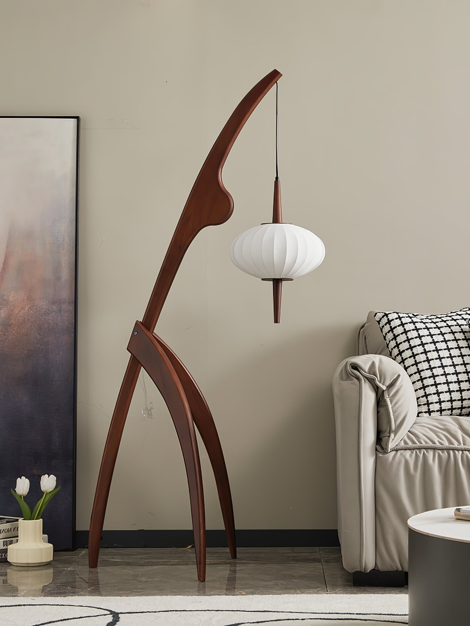 Mantis Wood Floor Lamp - Blowlighting