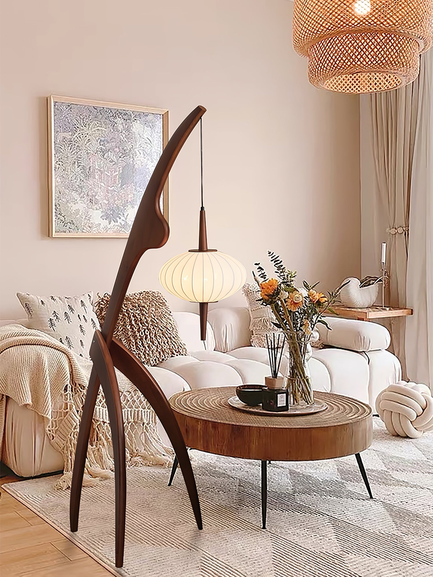 Mantis Wood Floor Lamp - Blowlighting