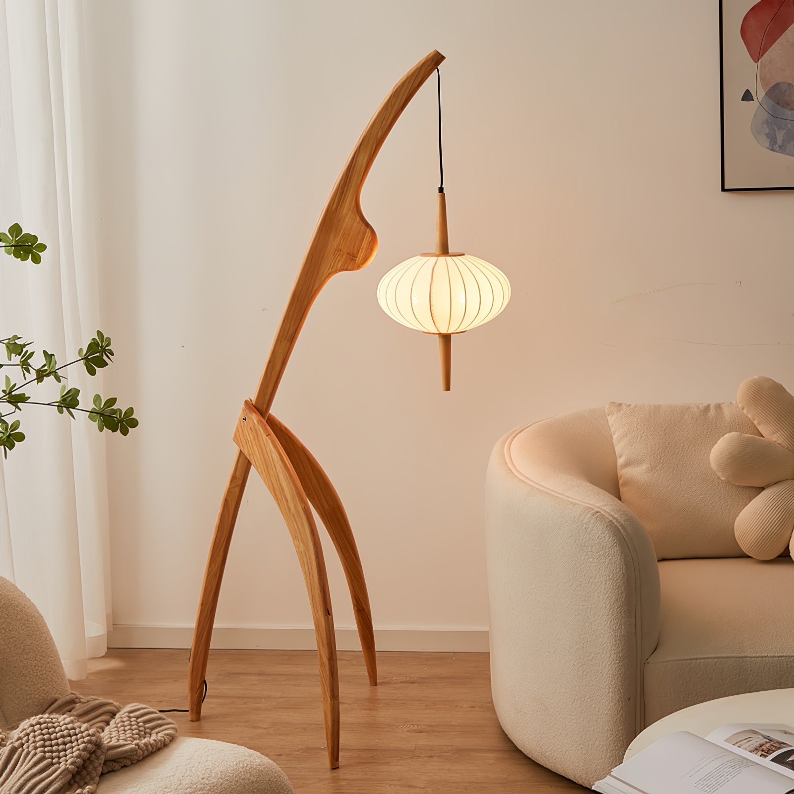 Mantis Wood Floor Lamp - Blowlighting
