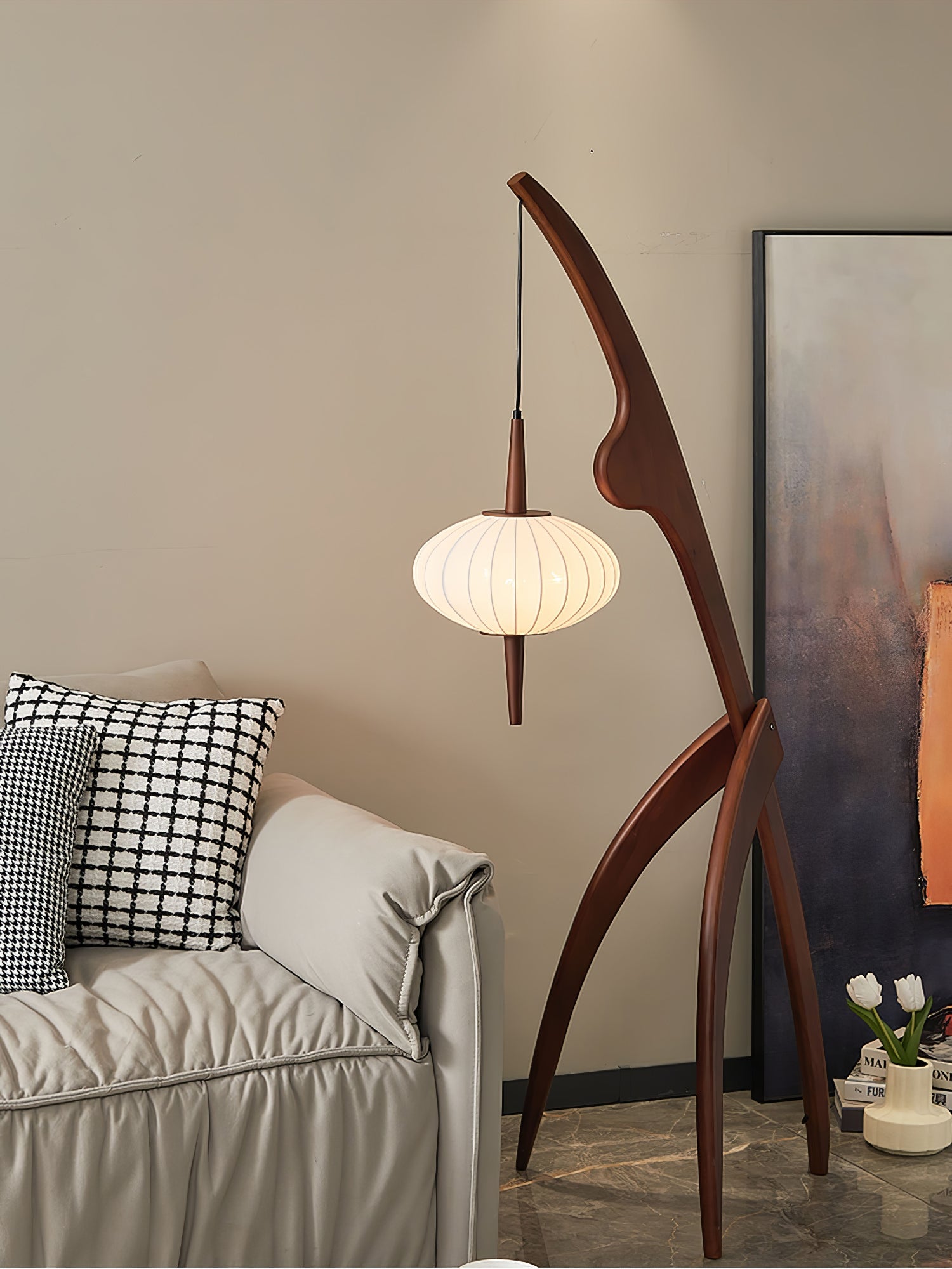 Mantis Wood Floor Lamp - Blowlighting