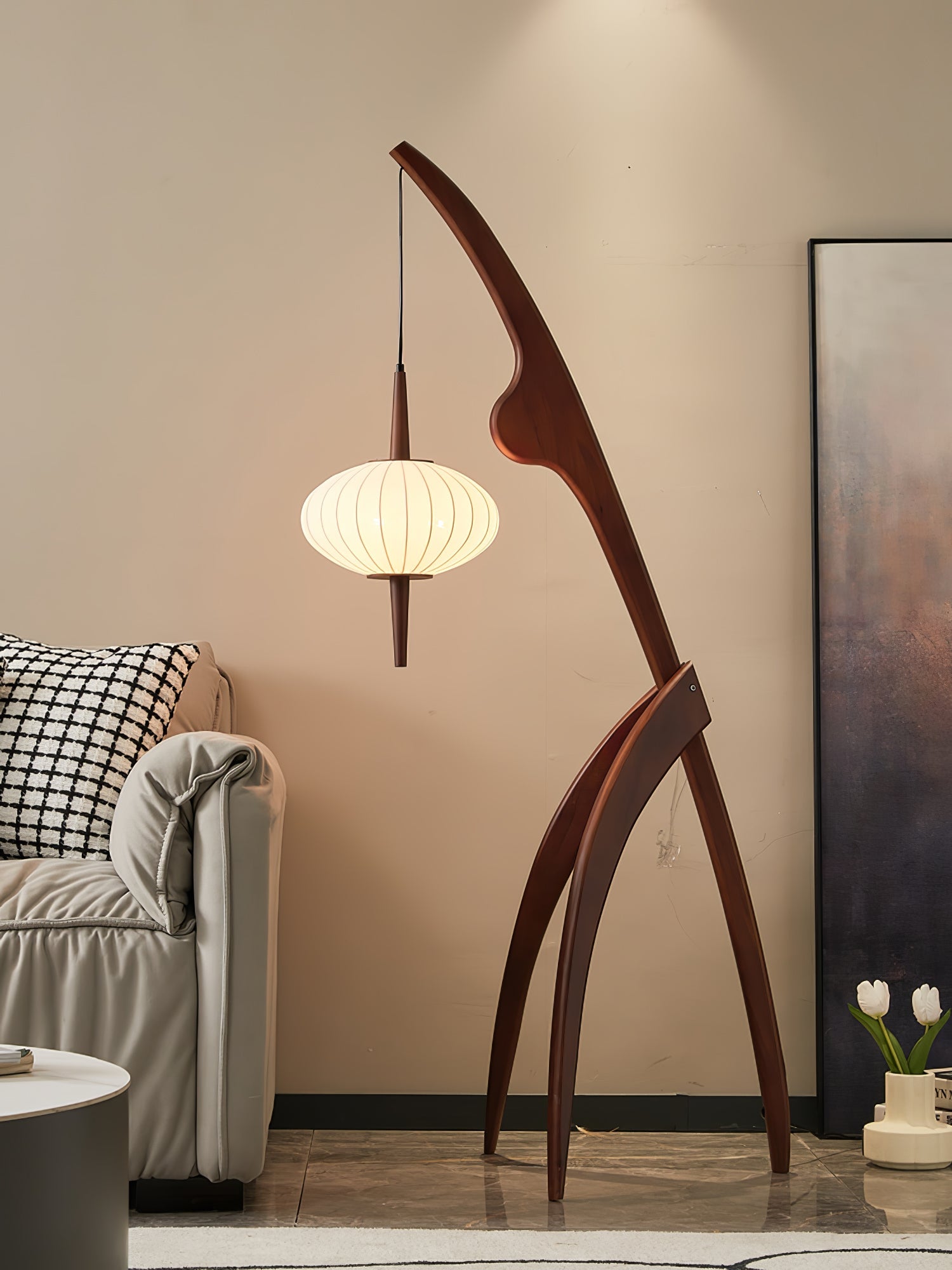 Mantis Wood Floor Lamp - Blowlighting