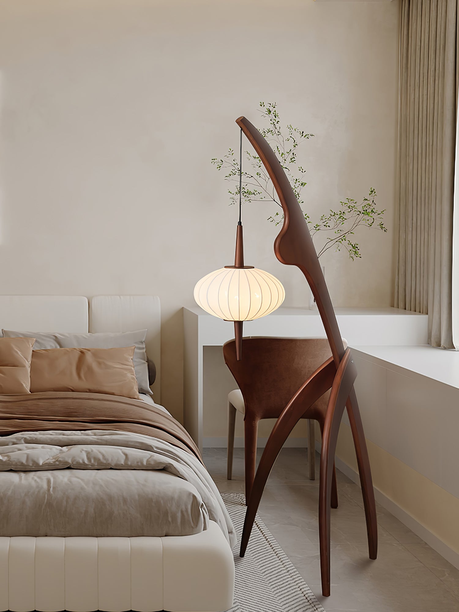Mantis Wood Floor Lamp - Blowlighting