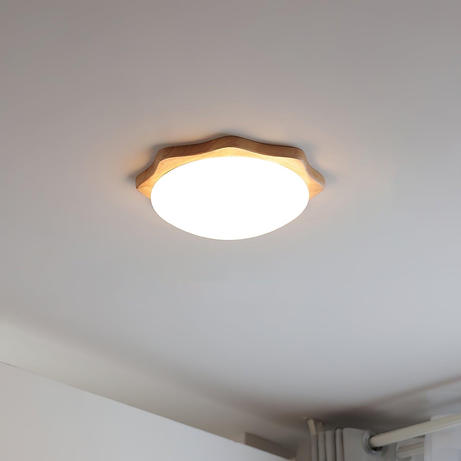 Maple Minimalist Acrylic Wood Ceiling Light