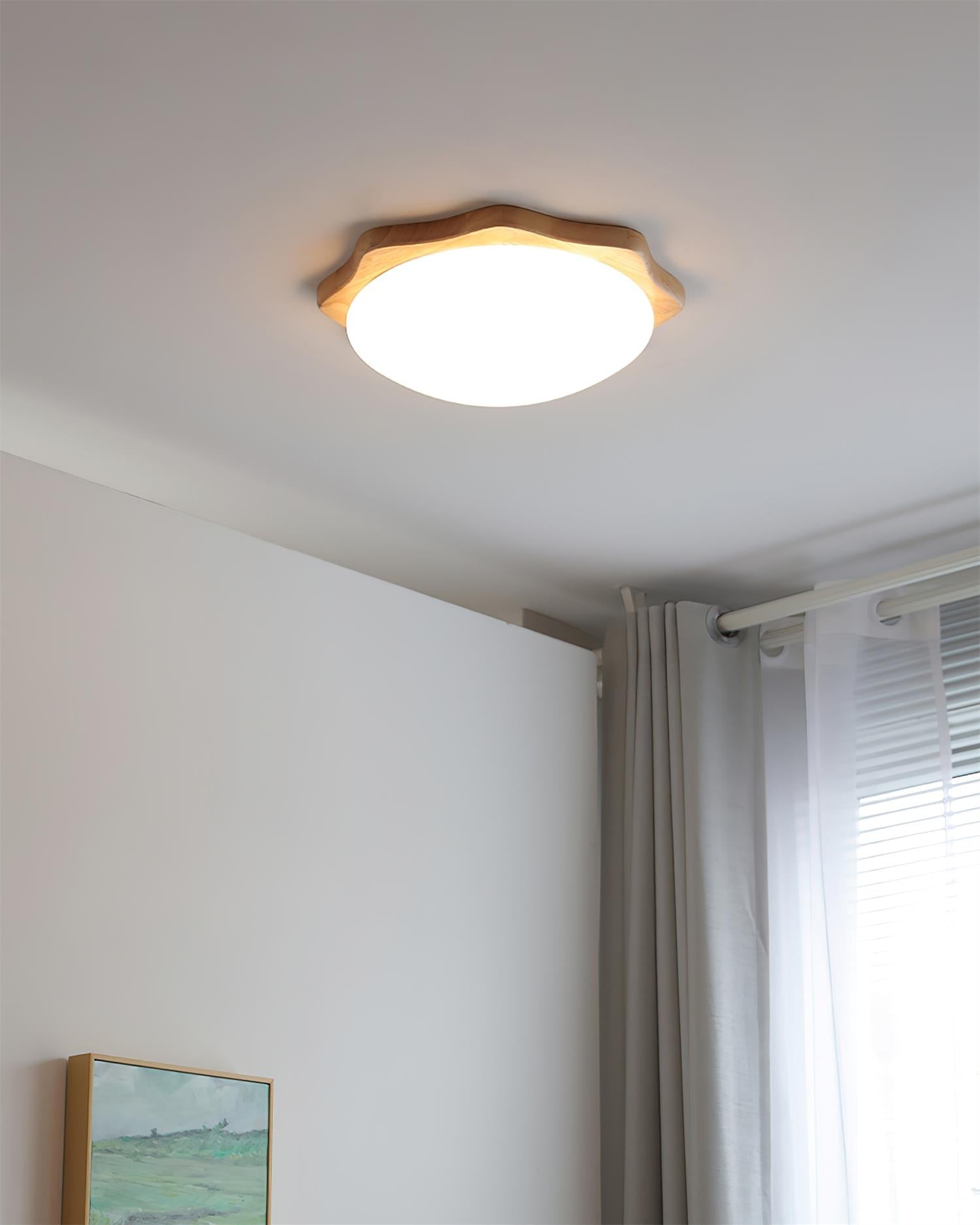 Maple Minimalist Acrylic Wood Ceiling Light