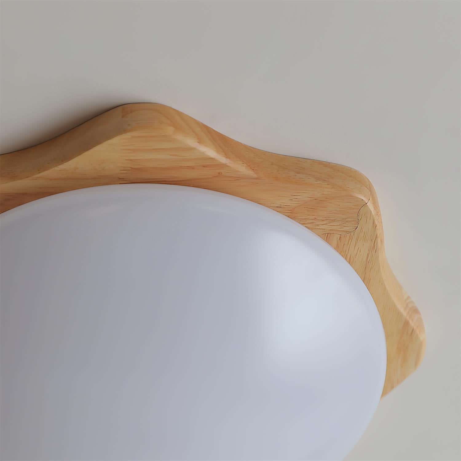 Maple Minimalist Acrylic Wood Ceiling Light