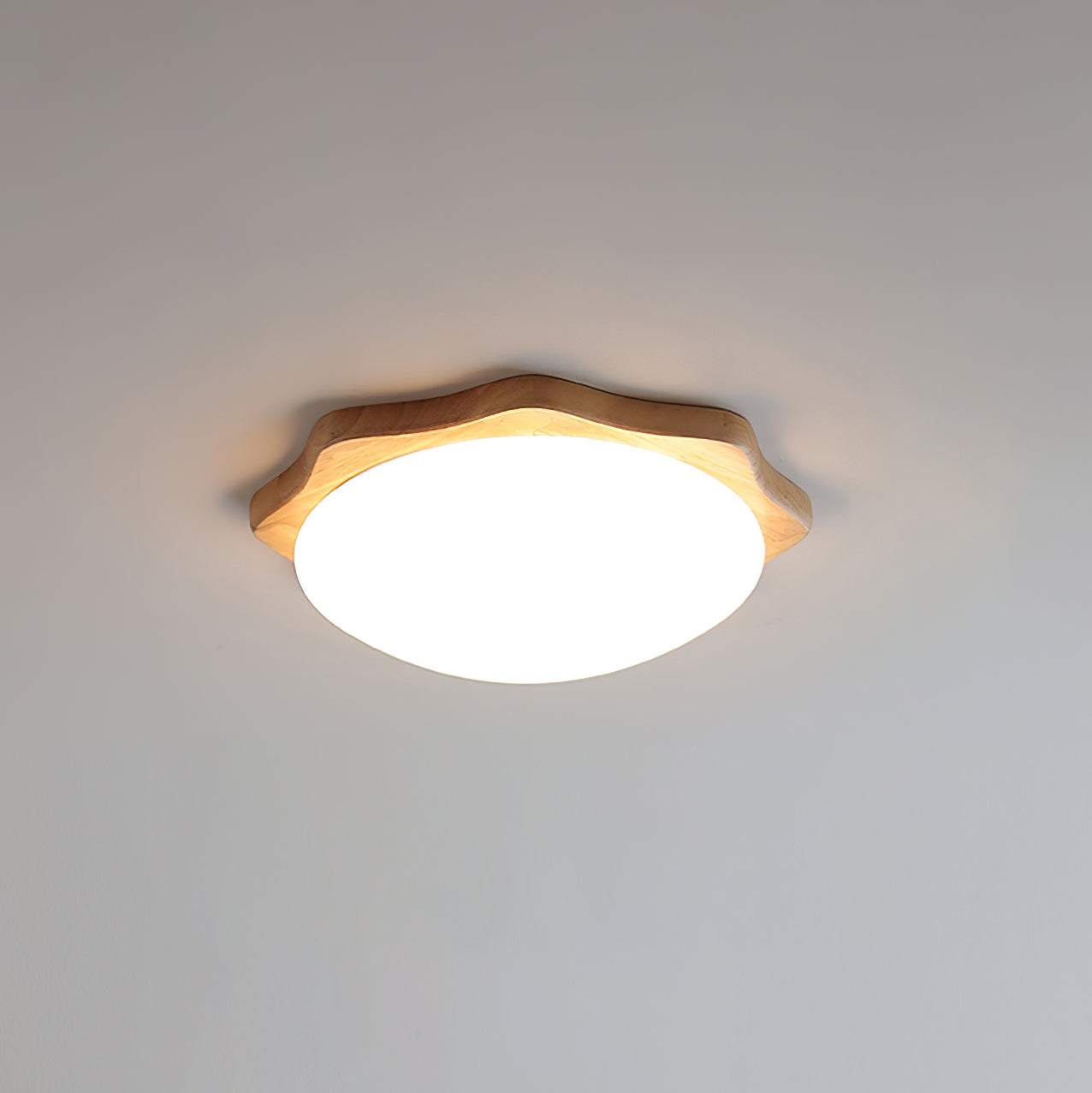 Maple Minimalist Acrylic Wood Ceiling Light