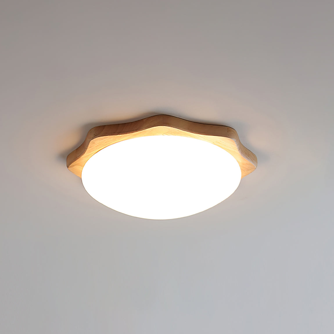 Maple Minimalist Acrylic Wood Ceiling Light