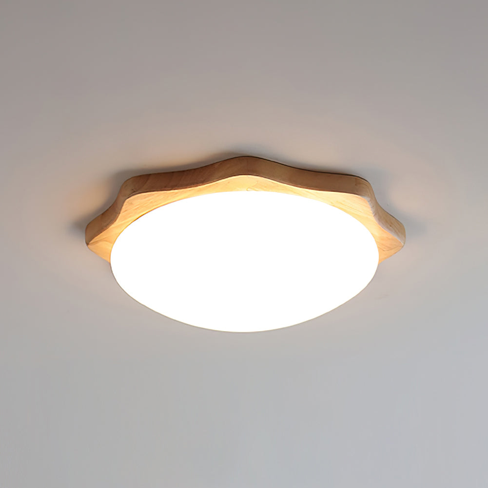 Maple Minimalist Acrylic Wood Ceiling Light