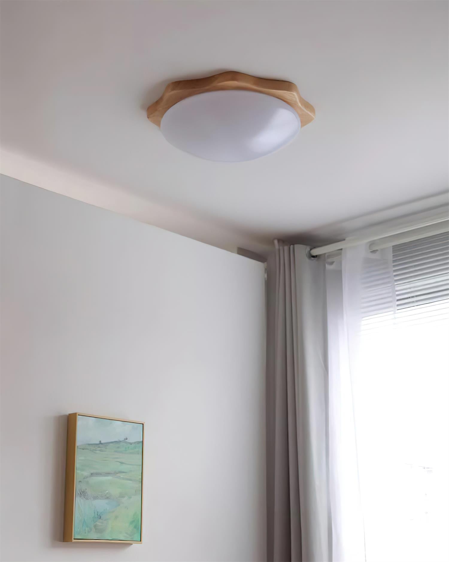 Maple Minimalist Acrylic Wood Ceiling Light