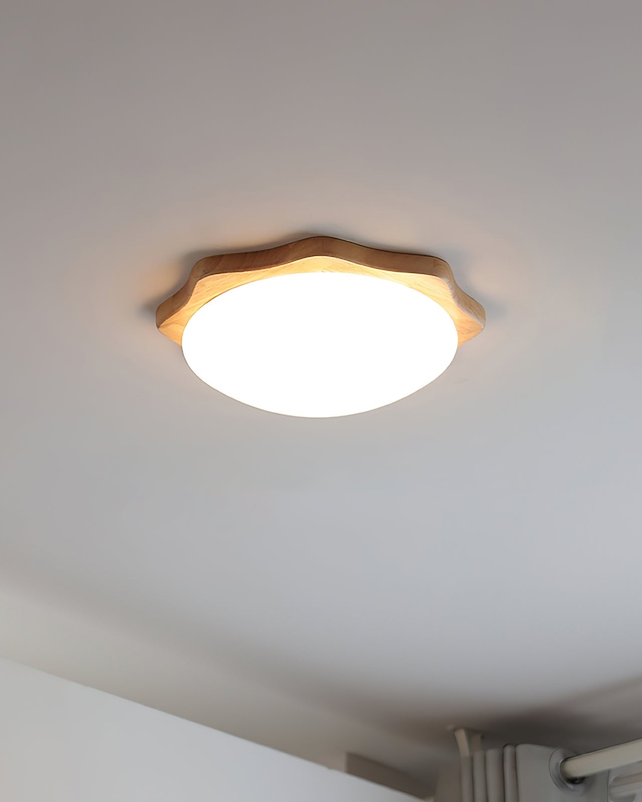 Maple Minimalist Acrylic Wood Ceiling Light