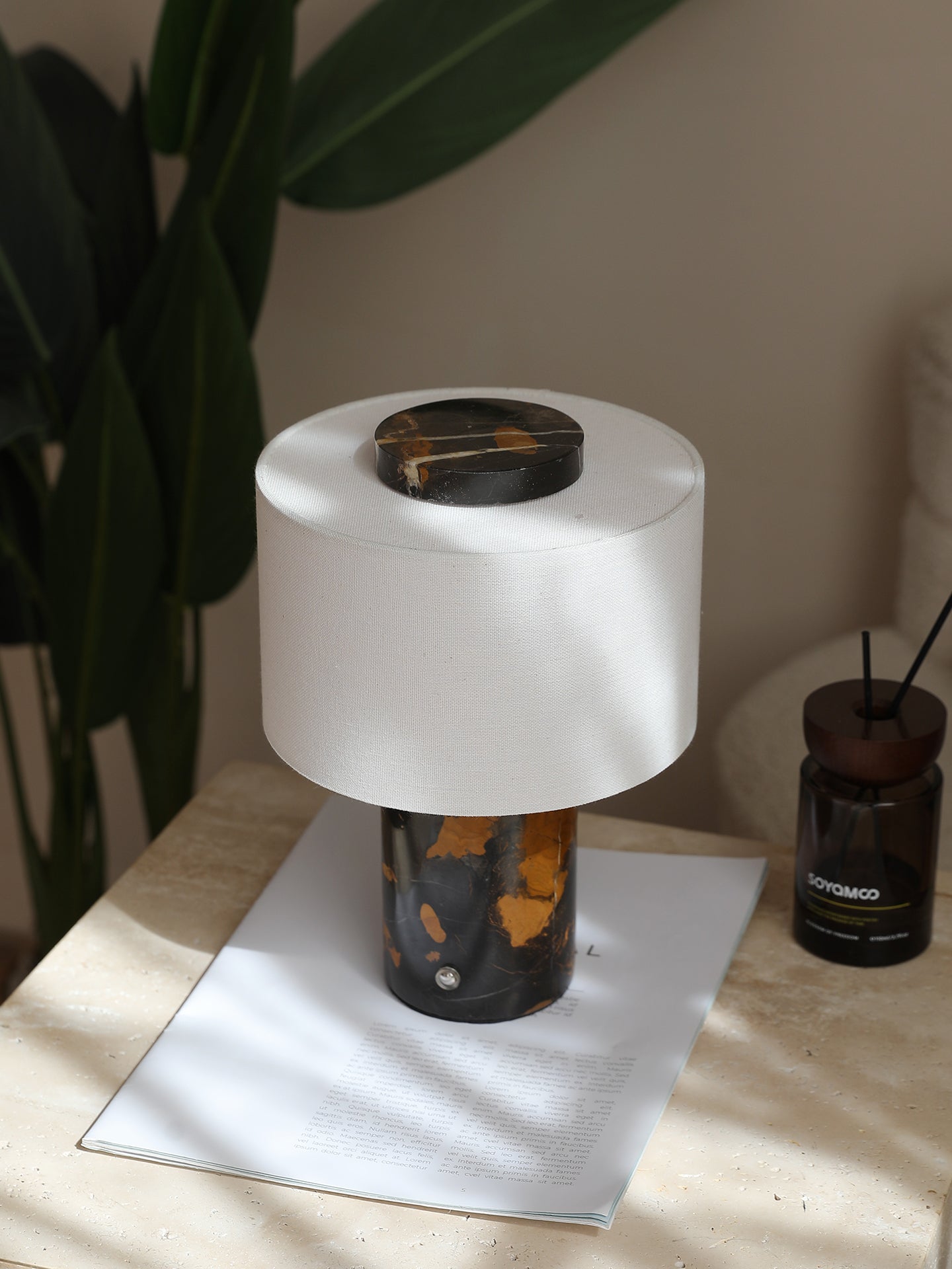 Marbella Stone Table Lamp - Vakkerlight