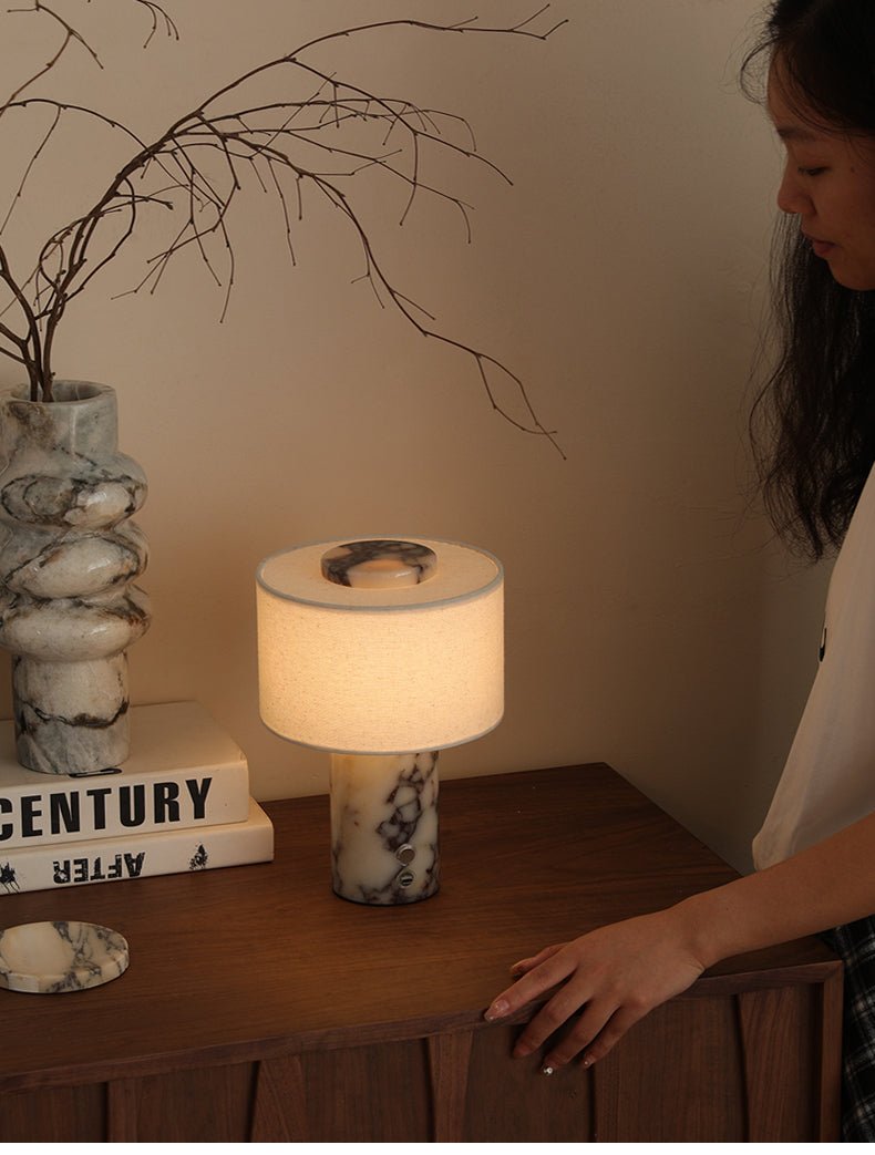 Marbella Stone Table Lamp - Vakkerlight