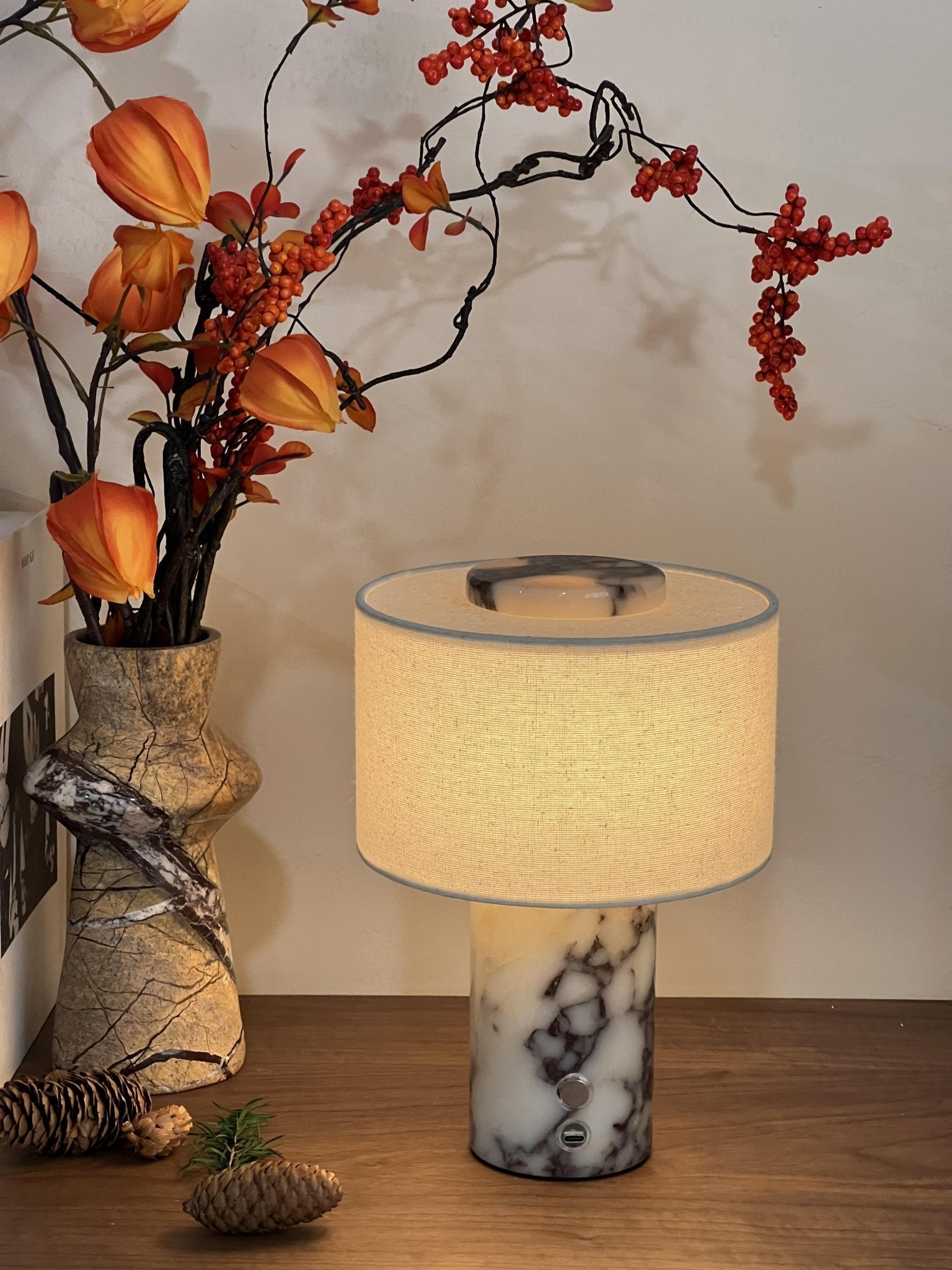 Marbella Stone Table Lamp - Vakkerlight