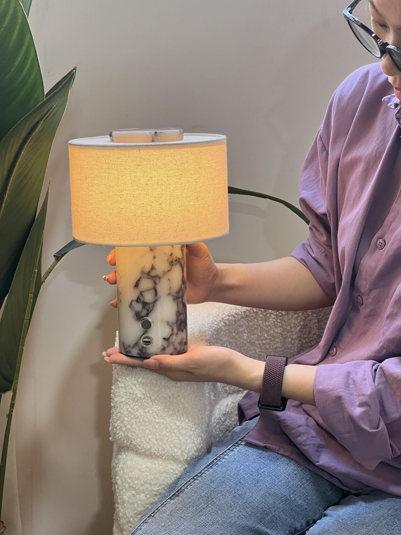 Marbella Stone Table Lamp - Vakkerlight