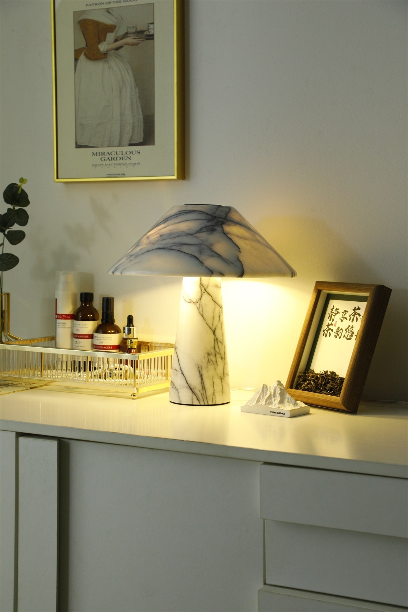 Marbella Marble Table Lamp - Blowlighting