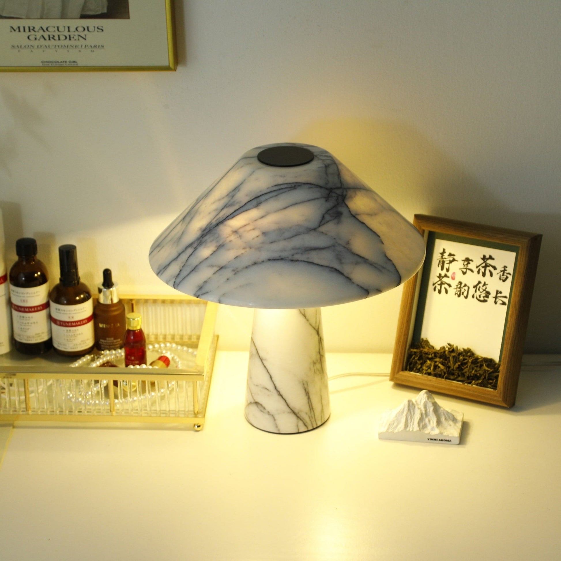 Marbella Marble Table Lamp - Blowlighting