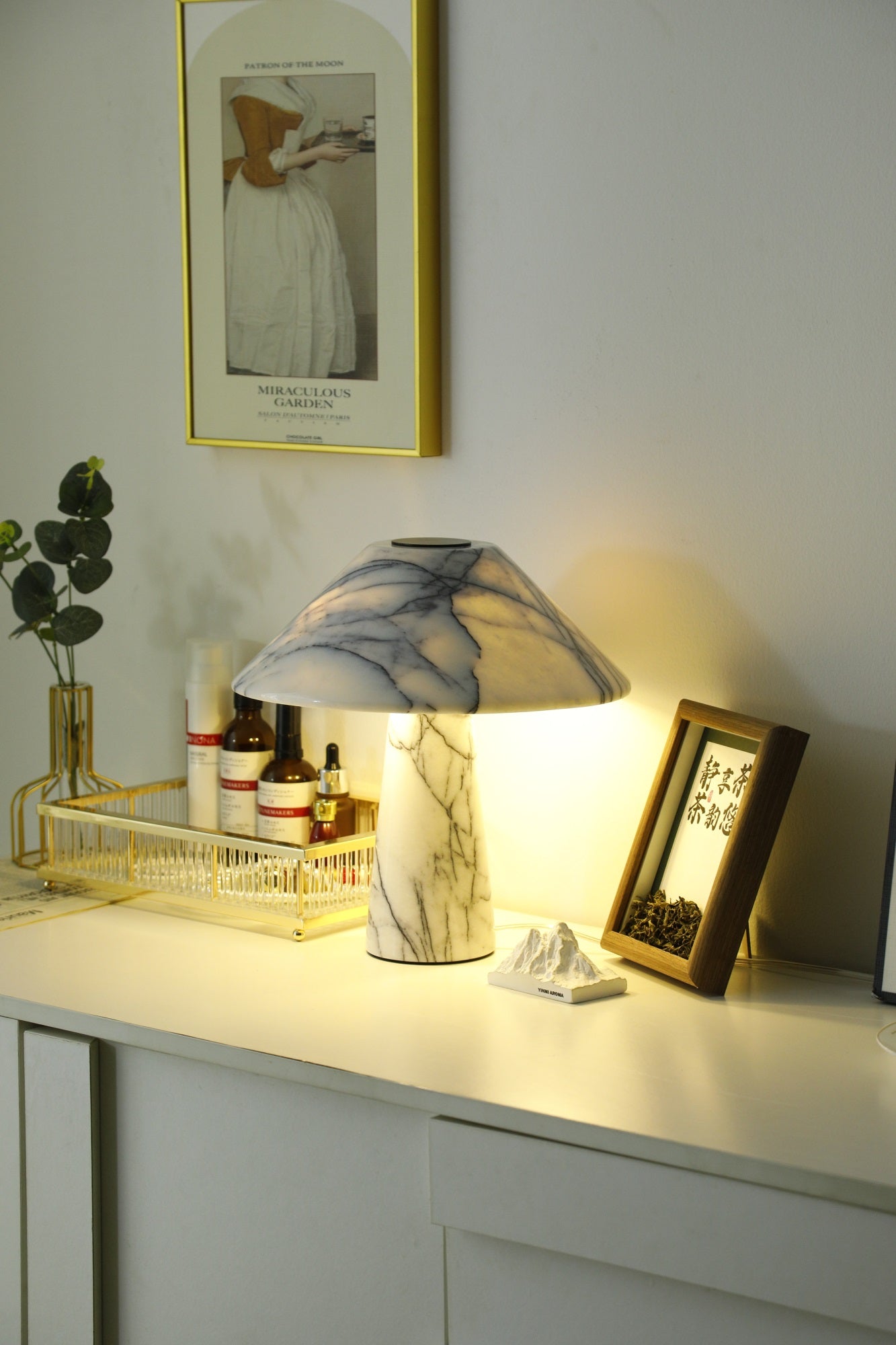Marbella Marble Table Lamp - Blowlighting