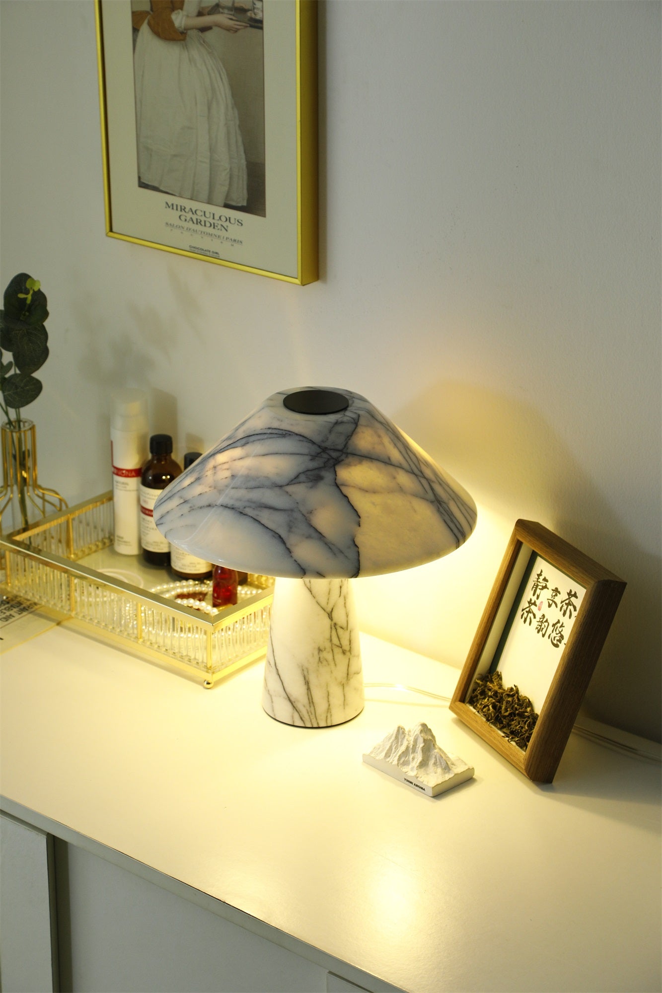 Marbella Marble Table Lamp - Blowlighting