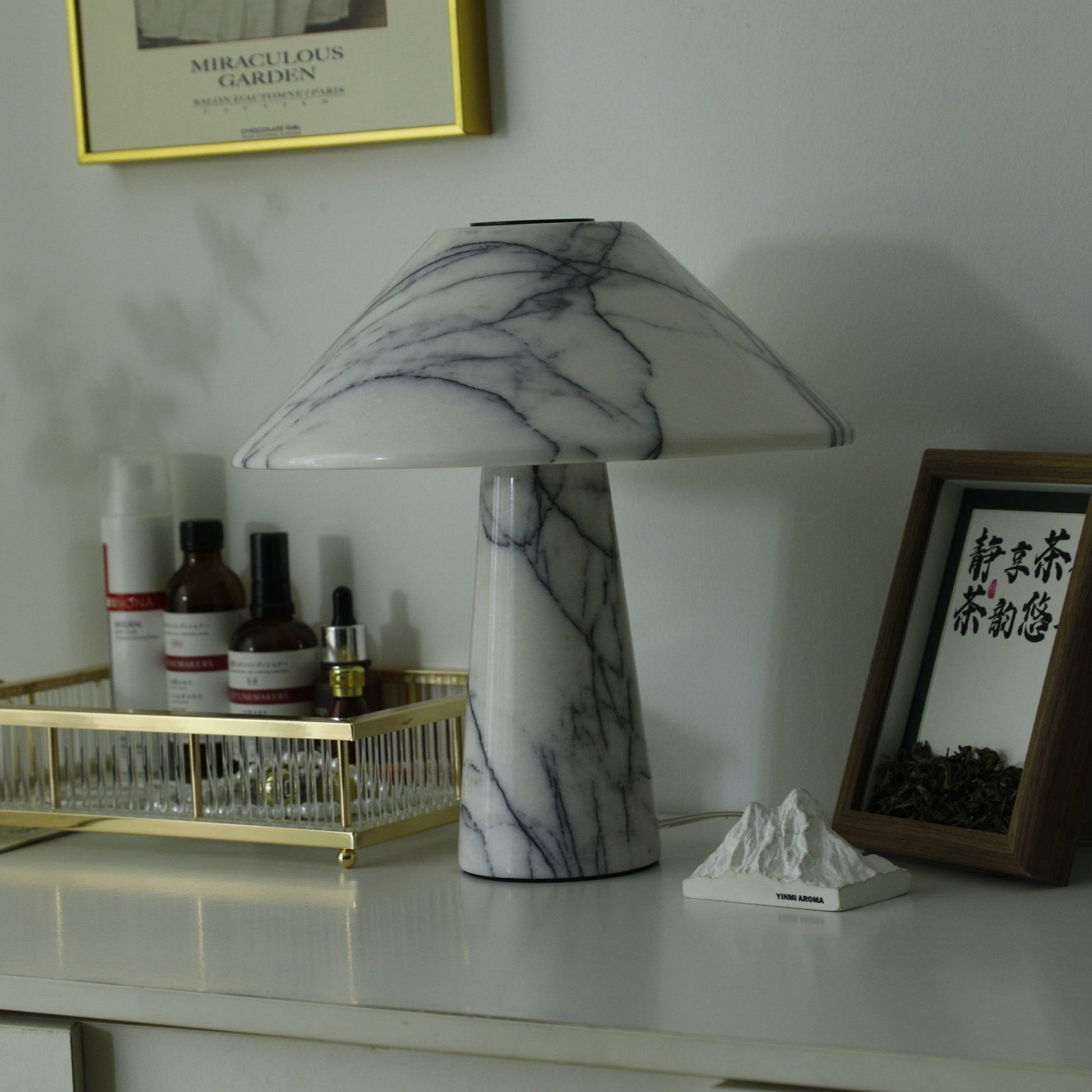 Marbella Marble Table Lamp - Blowlighting