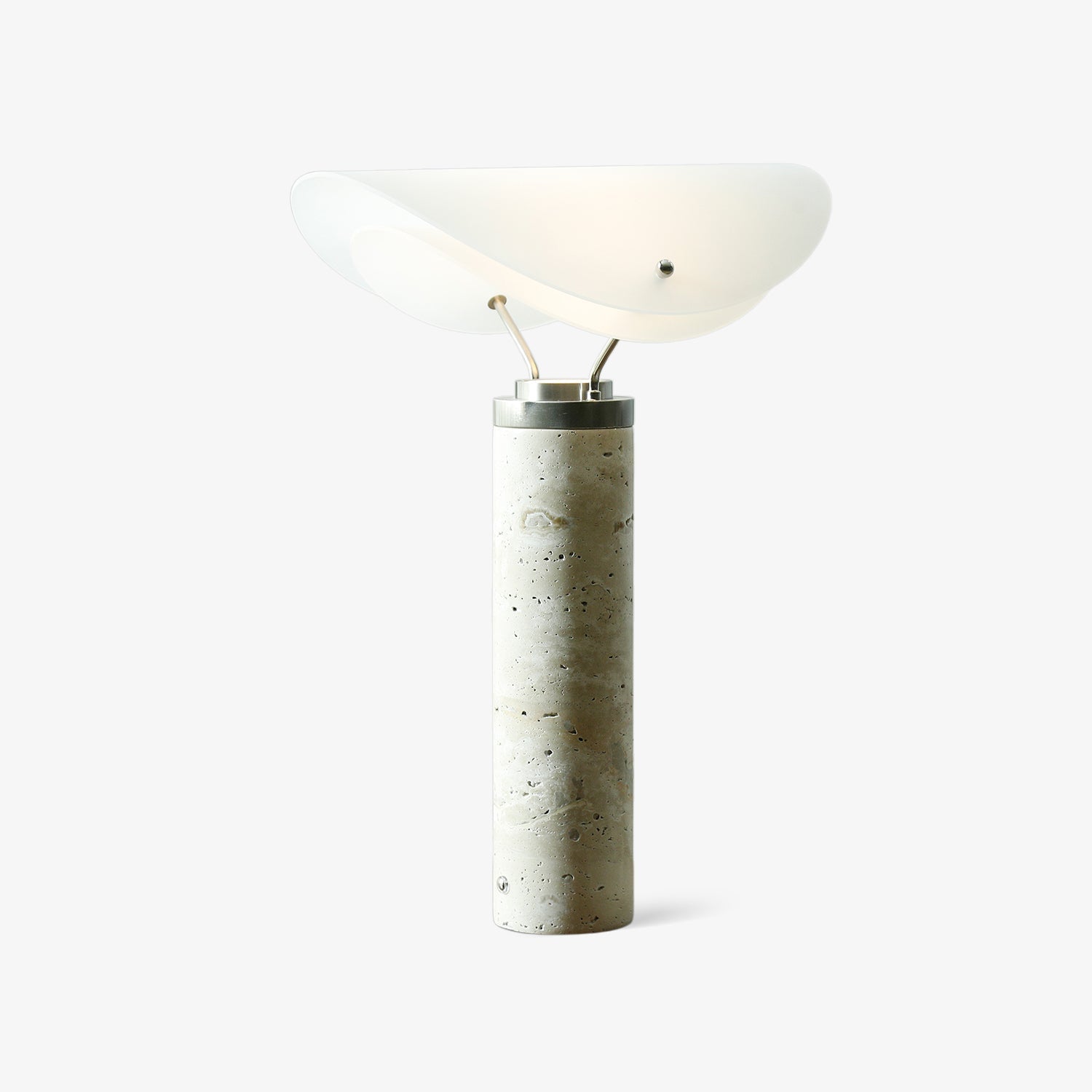 Inorielis Sculptural Travertine Table Lamp - Blowlighting