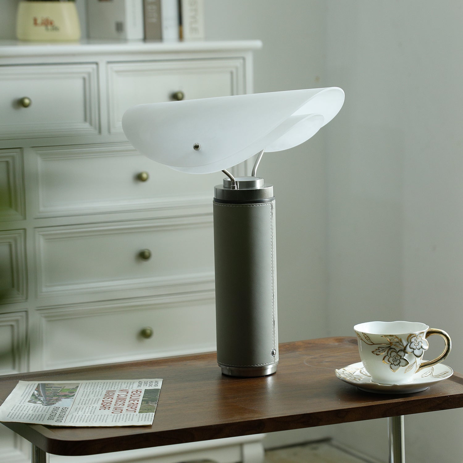 Inorielis Sculptural Travertine Table Lamp - Blowlighting
