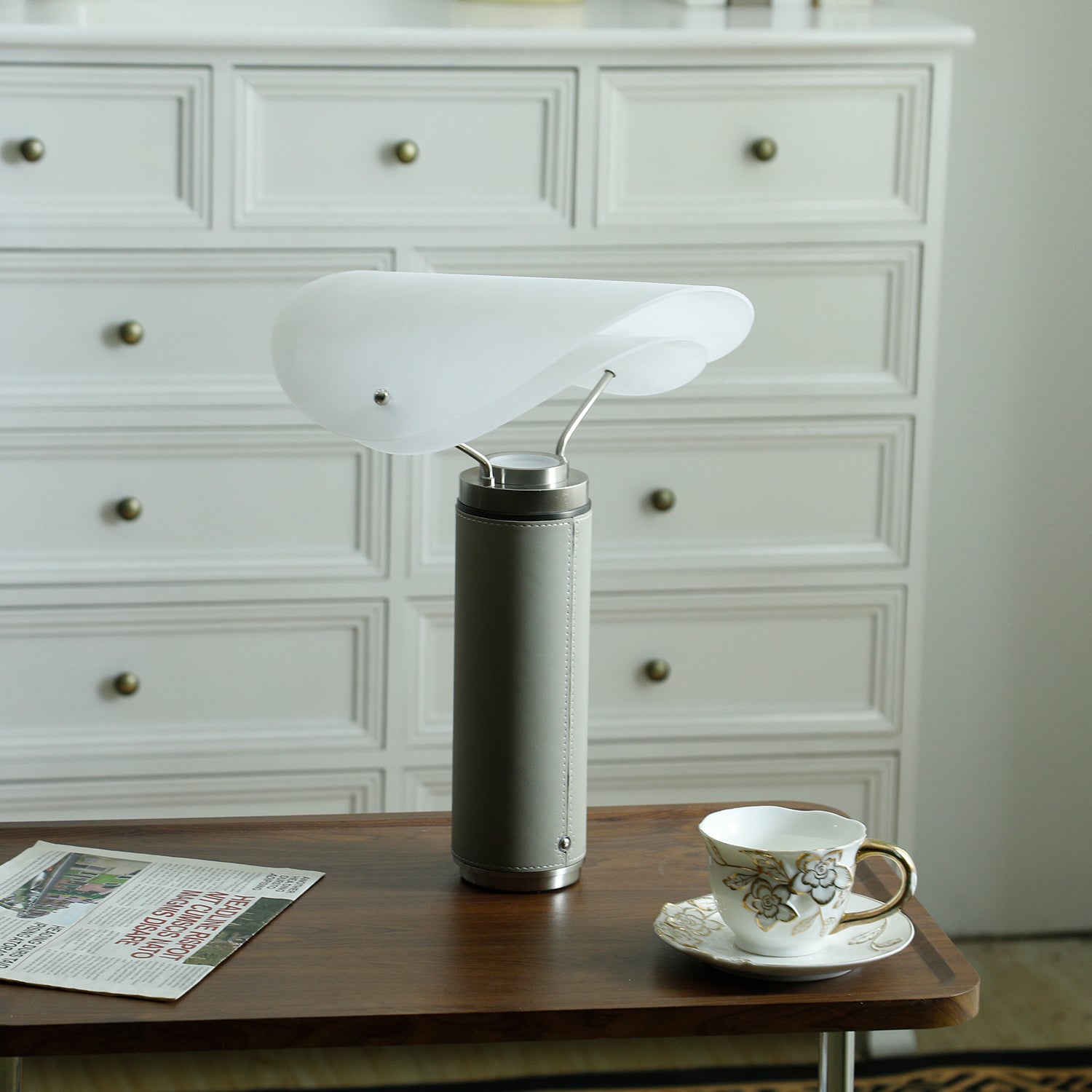 Inorielis Sculptural Travertine Table Lamp - Blowlighting
