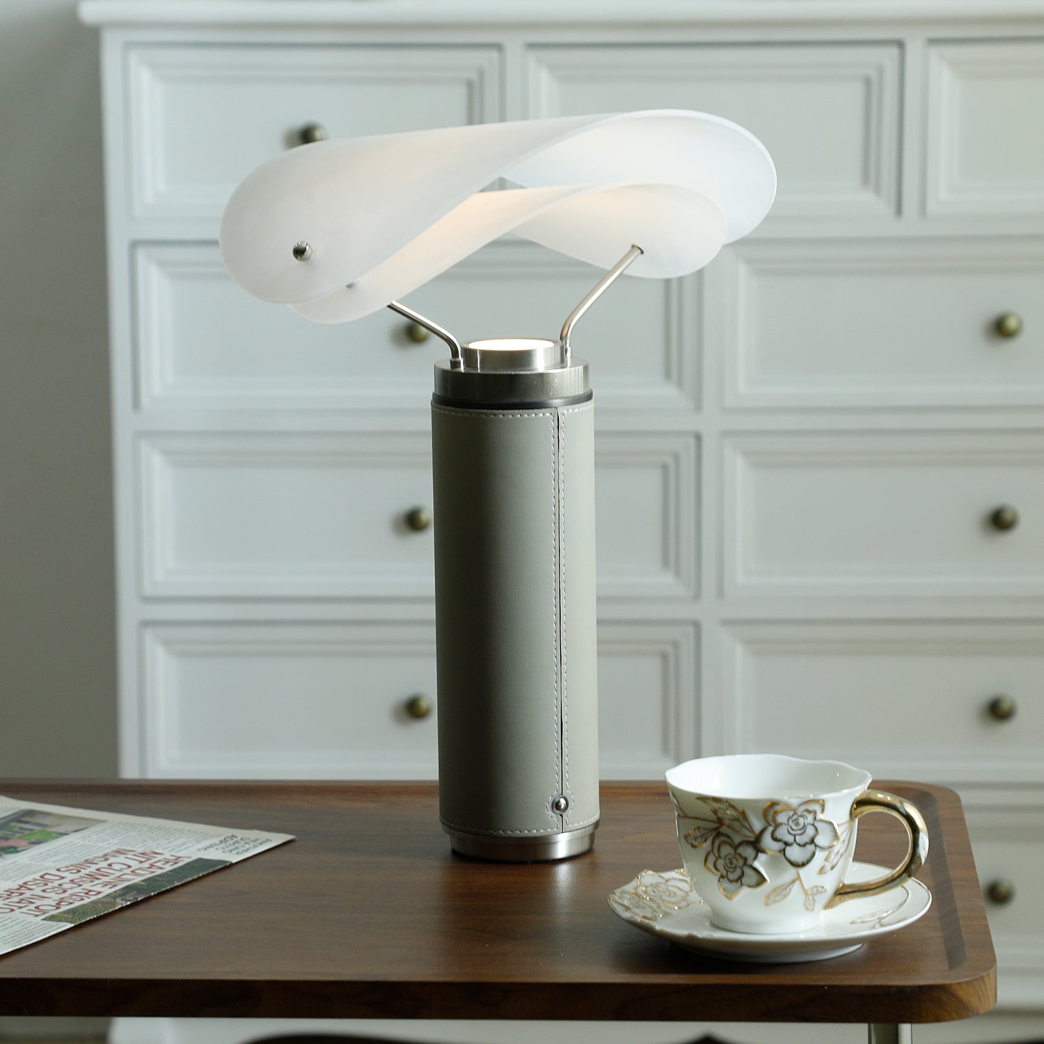 Inorielis Sculptural Travertine Table Lamp - Blowlighting