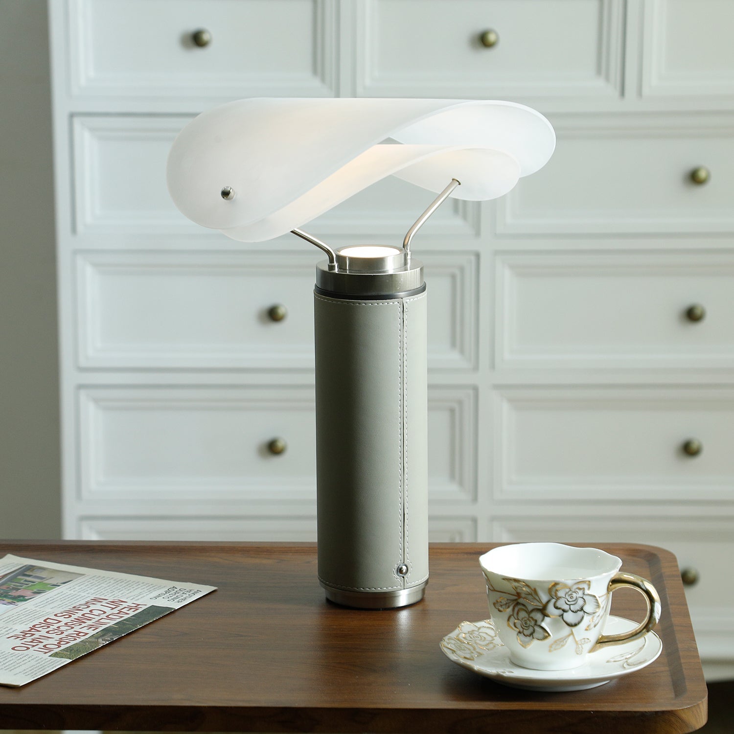 Inorielis Sculptural Travertine Table Lamp - Blowlighting