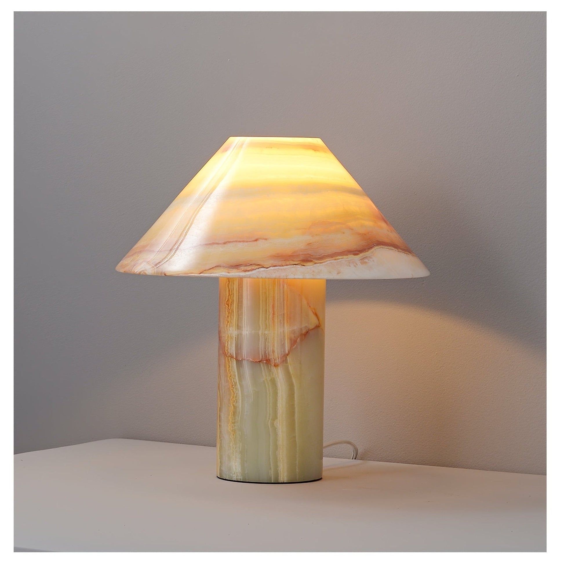 Aurora Vintage Jade Table Lamp - Blowlighting