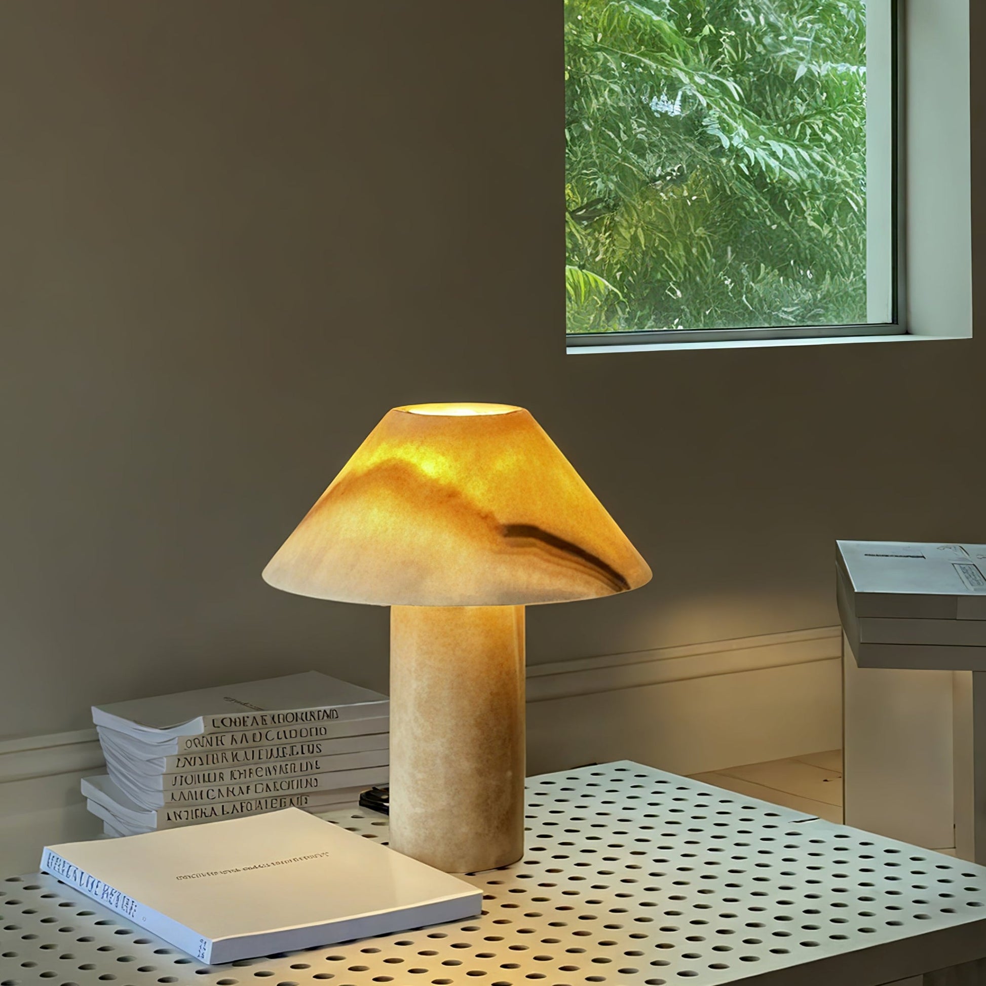Aurora Vintage Jade Table Lamp - Blowlighting