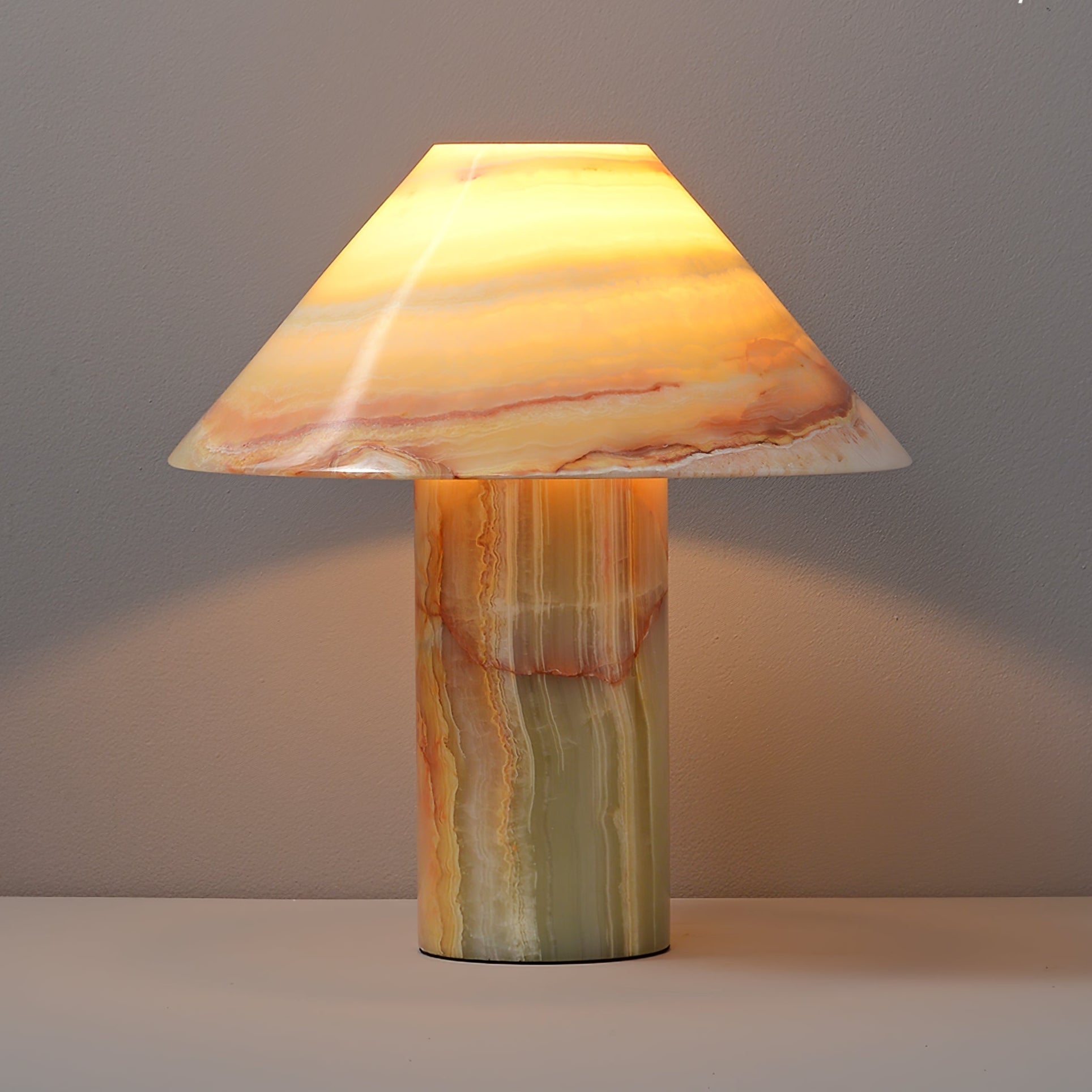 Aurora Vintage Jade Table Lamp - Blowlighting