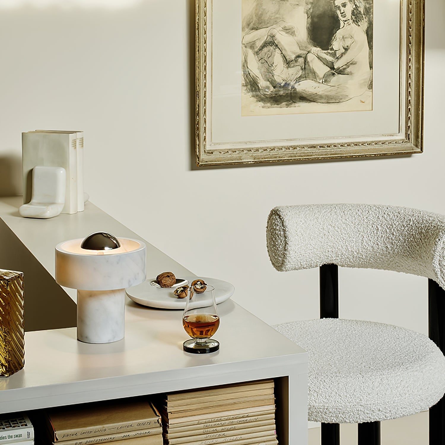Marble Aura Table Lamp - Blowlighting