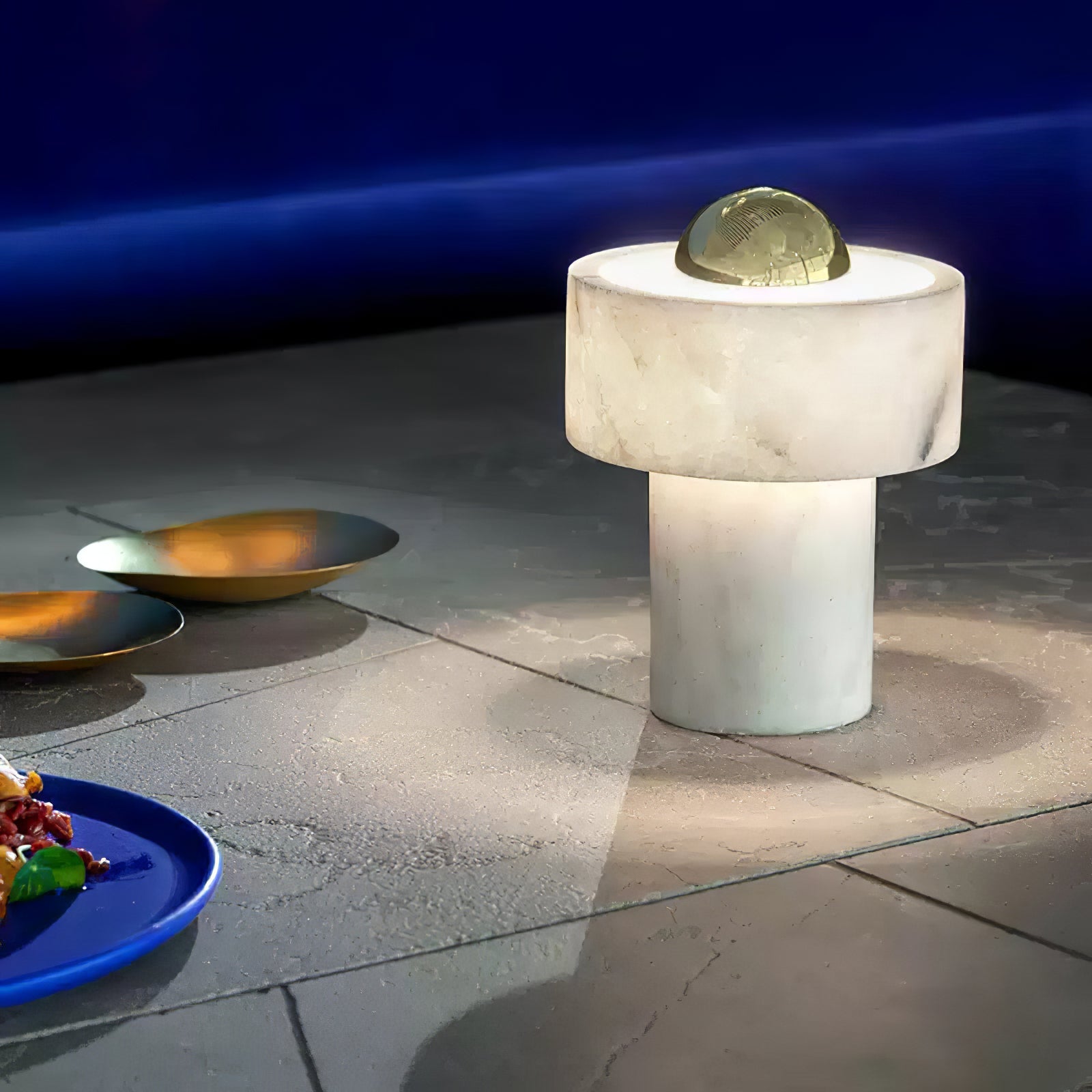 Marble Aura Table Lamp - Blowlighting