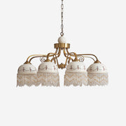 Serenity Elegant Glass Chandelier