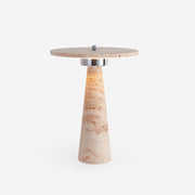 Mareen Wabi-Sabi Travertine Table Light