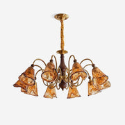 Aurelia Luxurious Glass Marigold Chandelier