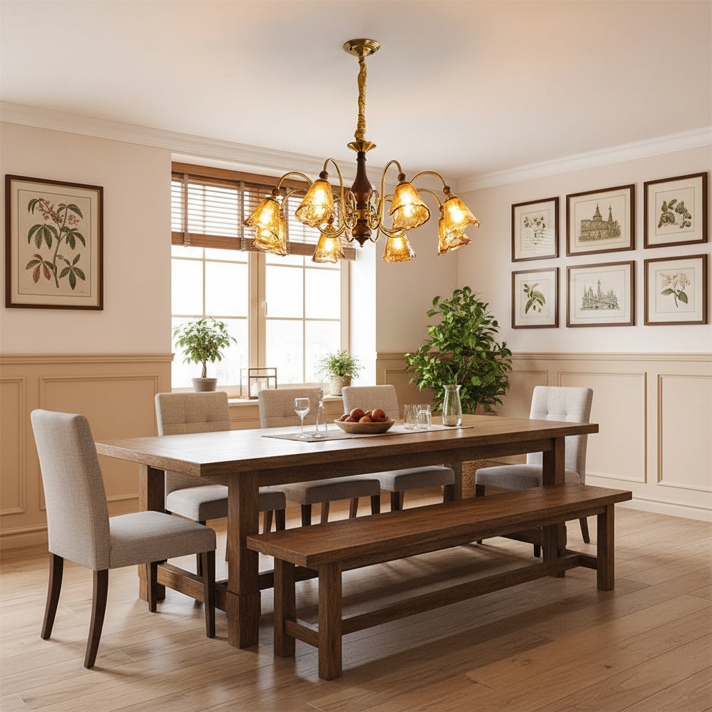 Aurelia Luxurious Glass Marigold Chandelier