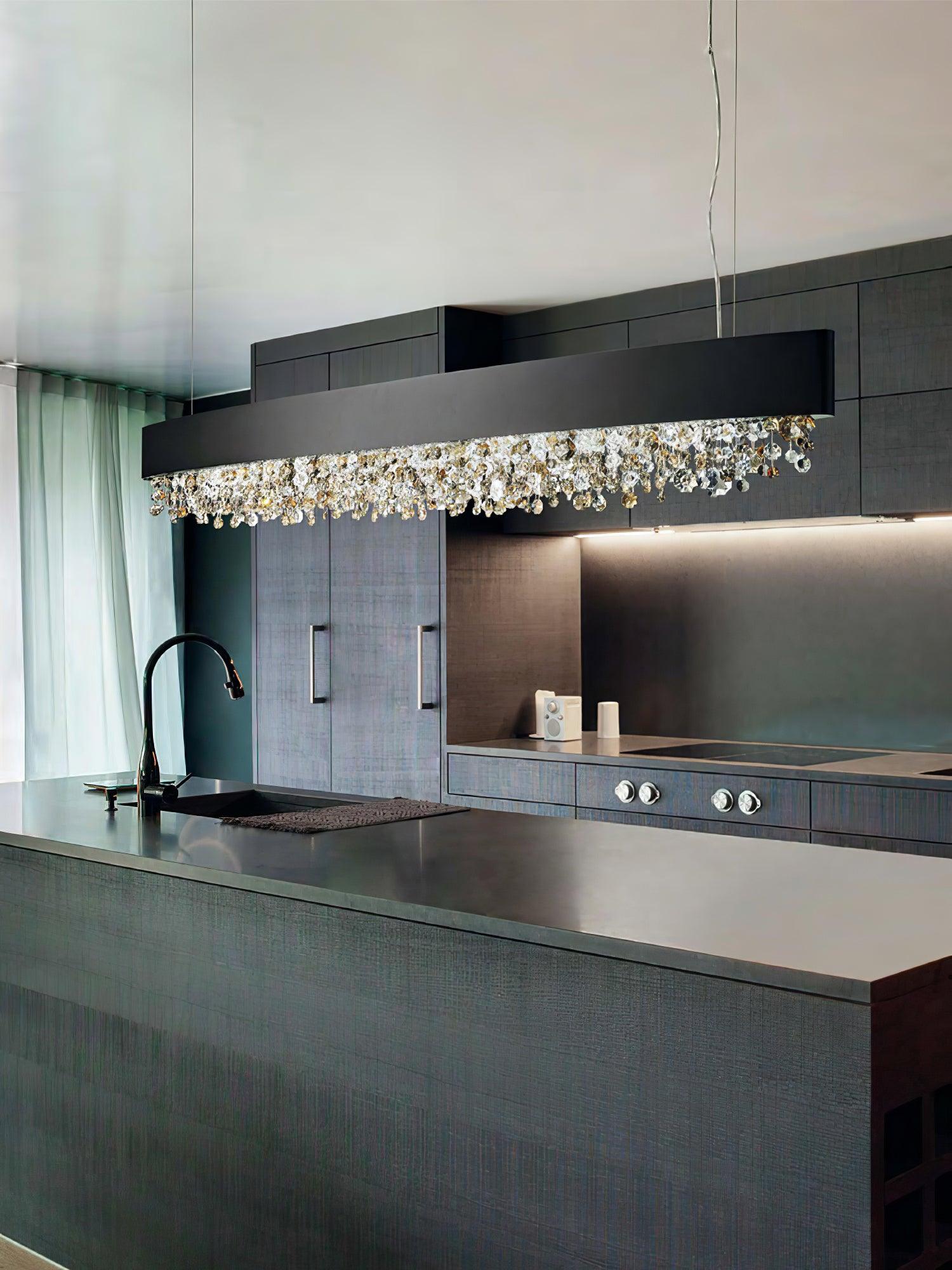 Lymara Modern Luxury Crystal Pendant Light - Blowlighting
