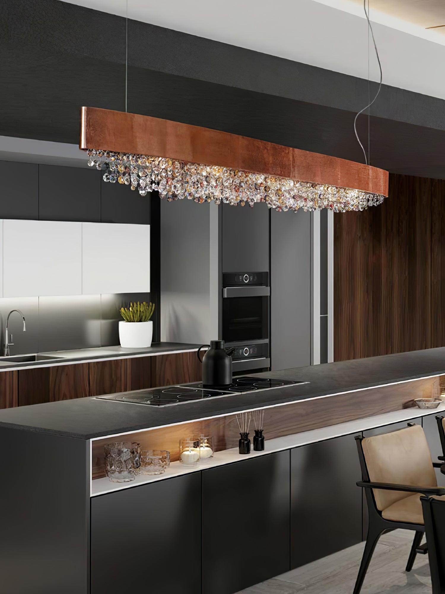 Lymara Modern Luxury Crystal Pendant Light - Blowlighting