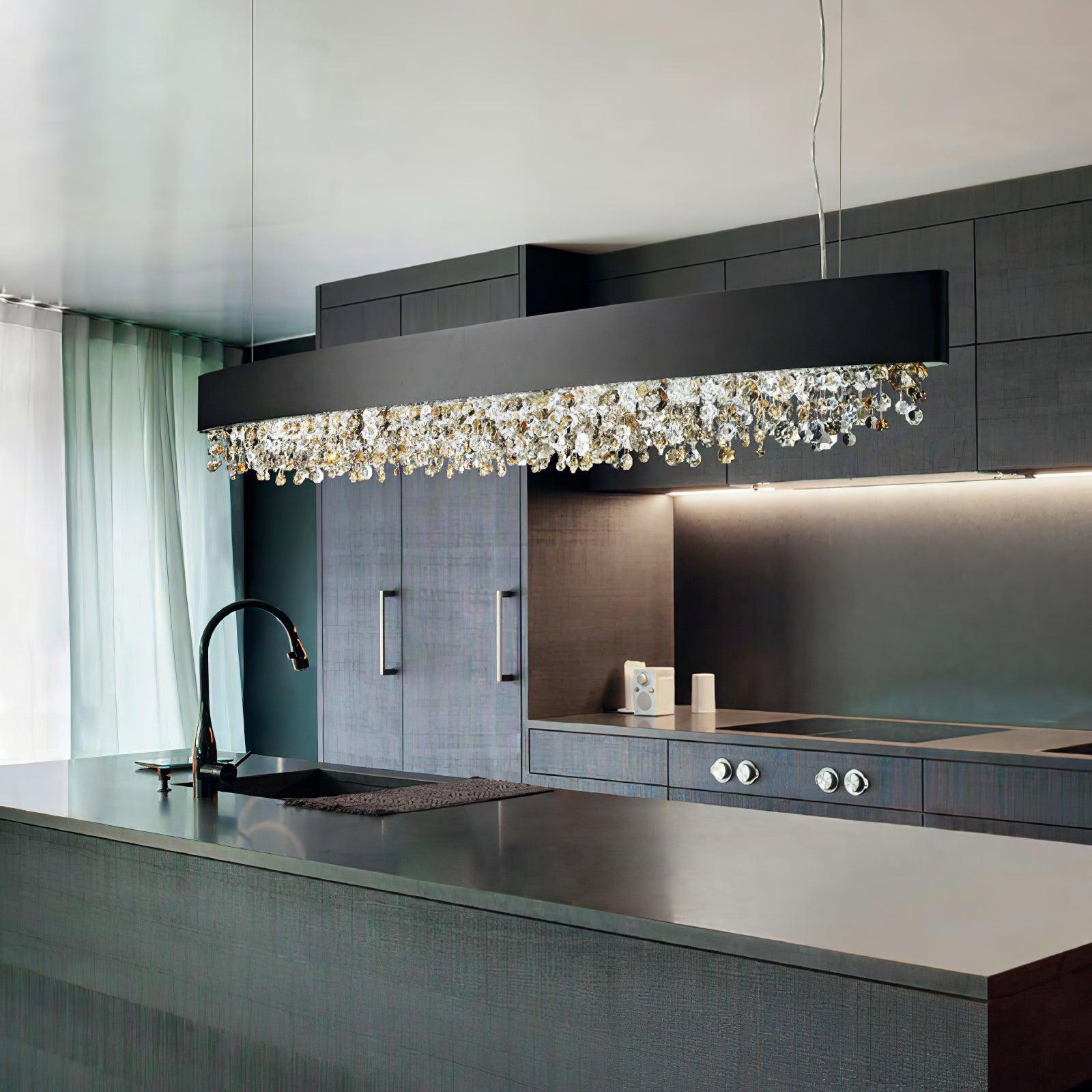 Lymara Modern Luxury Crystal Pendant Light - Blowlighting