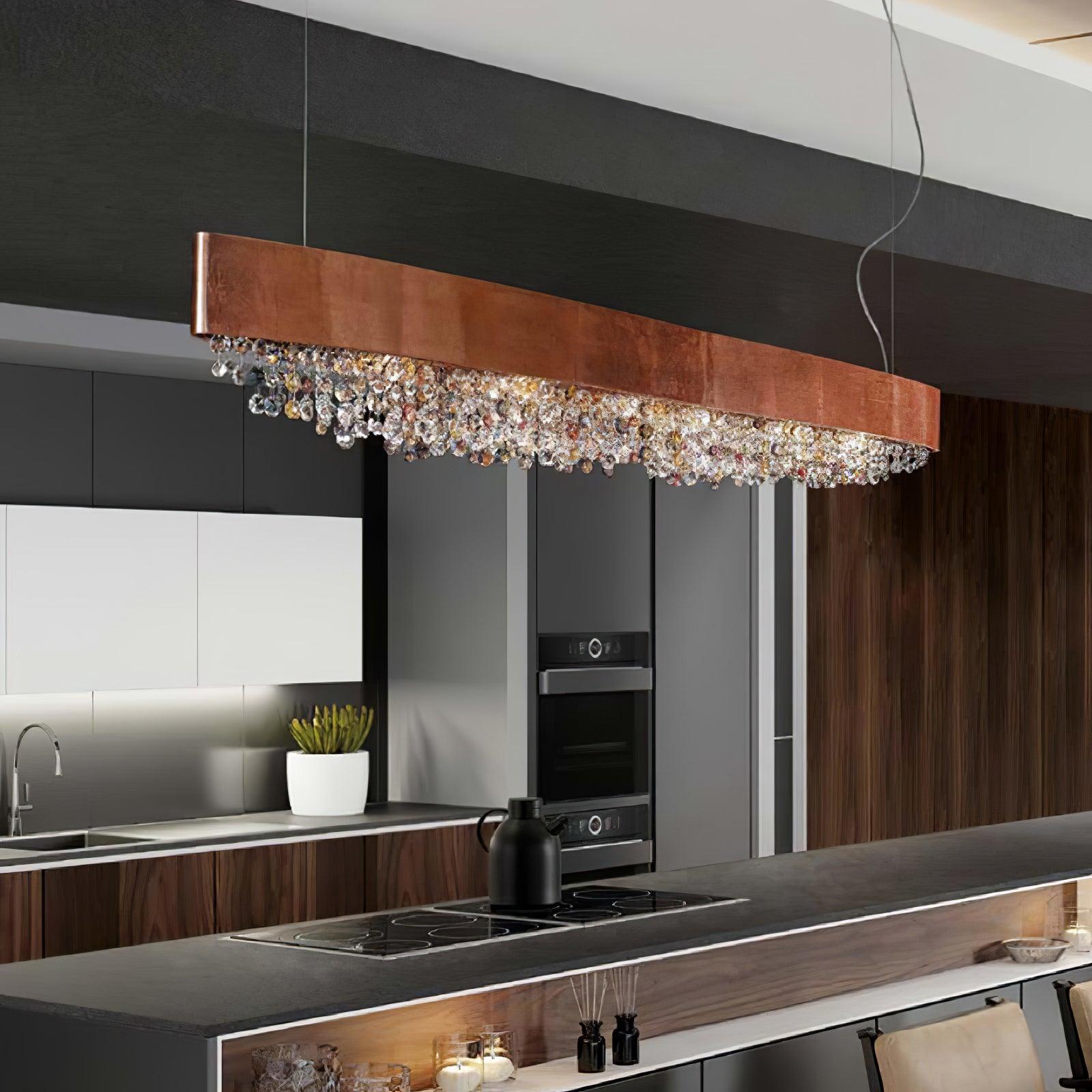 Lymara Modern Luxury Crystal Pendant Light - Blowlighting