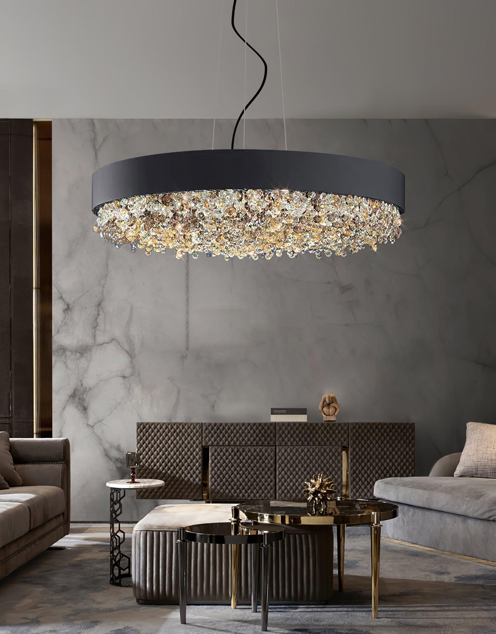 Lymara Modern Luxury Crystal Pendant Light - Blowlighting