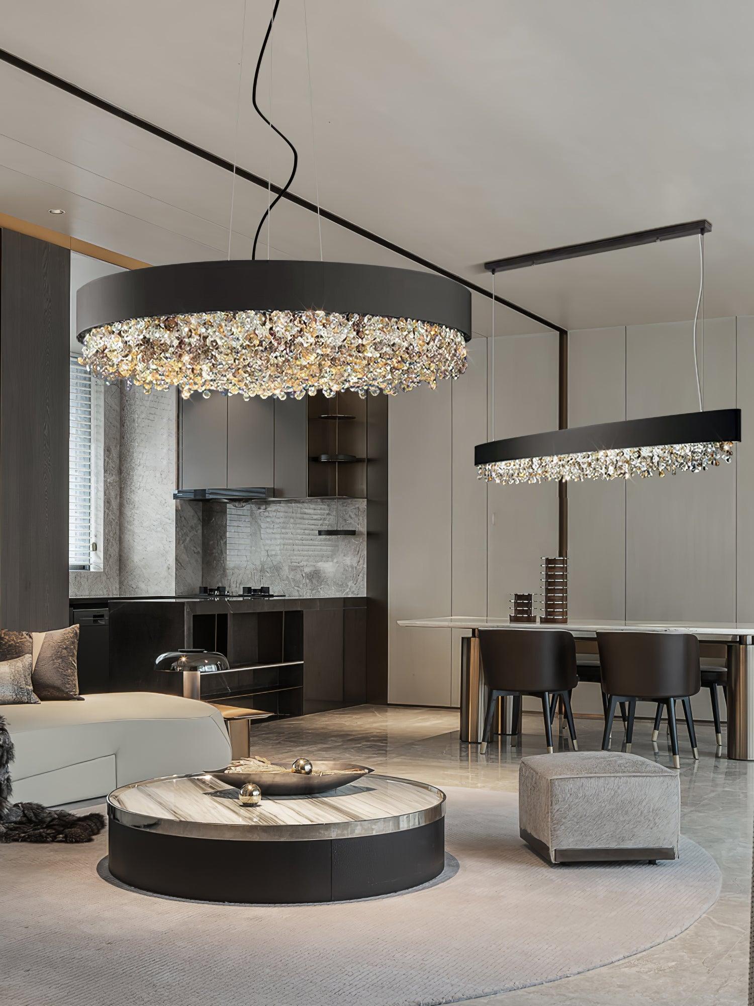 Lymara Modern Luxury Crystal Pendant Light - Blowlighting