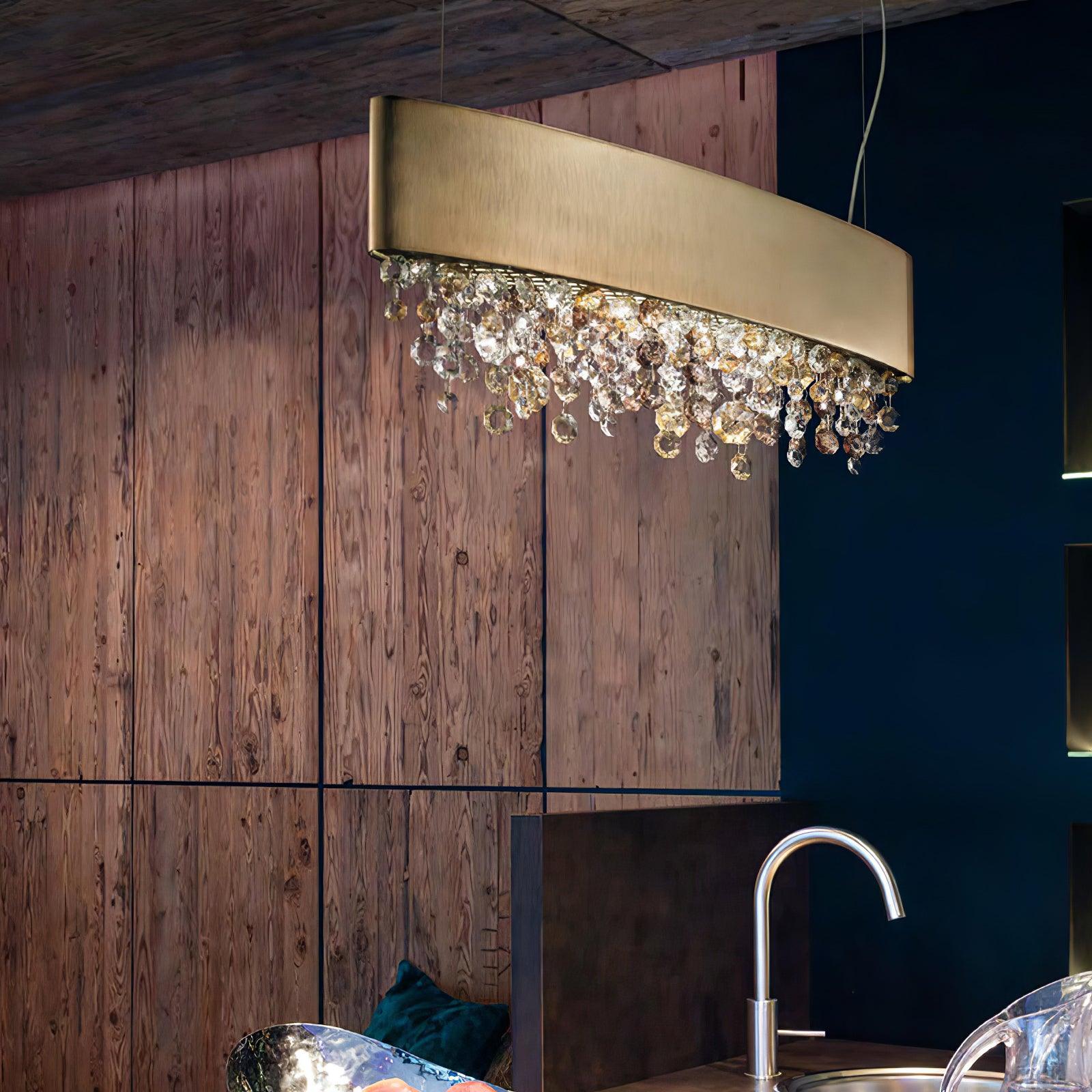 Lymara Modern Luxury Crystal Pendant Light - Blowlighting