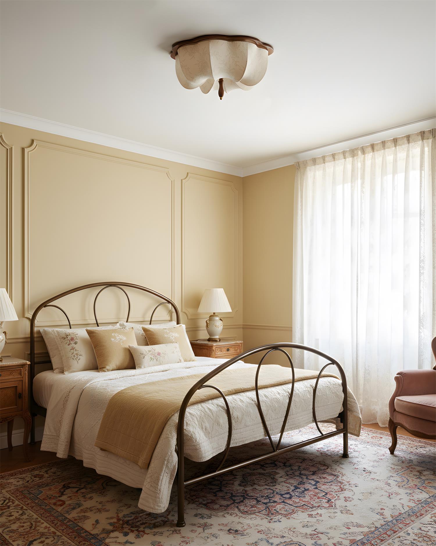 Marivelle Modern Fabric Ceiling Light