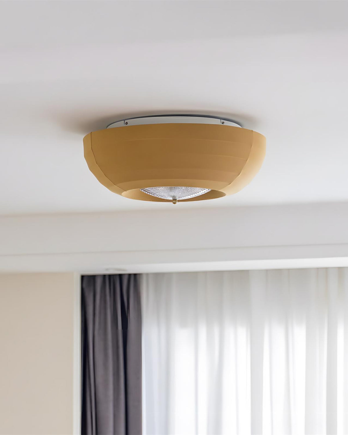 Capiz Matte Metal Ceiling Lamp
