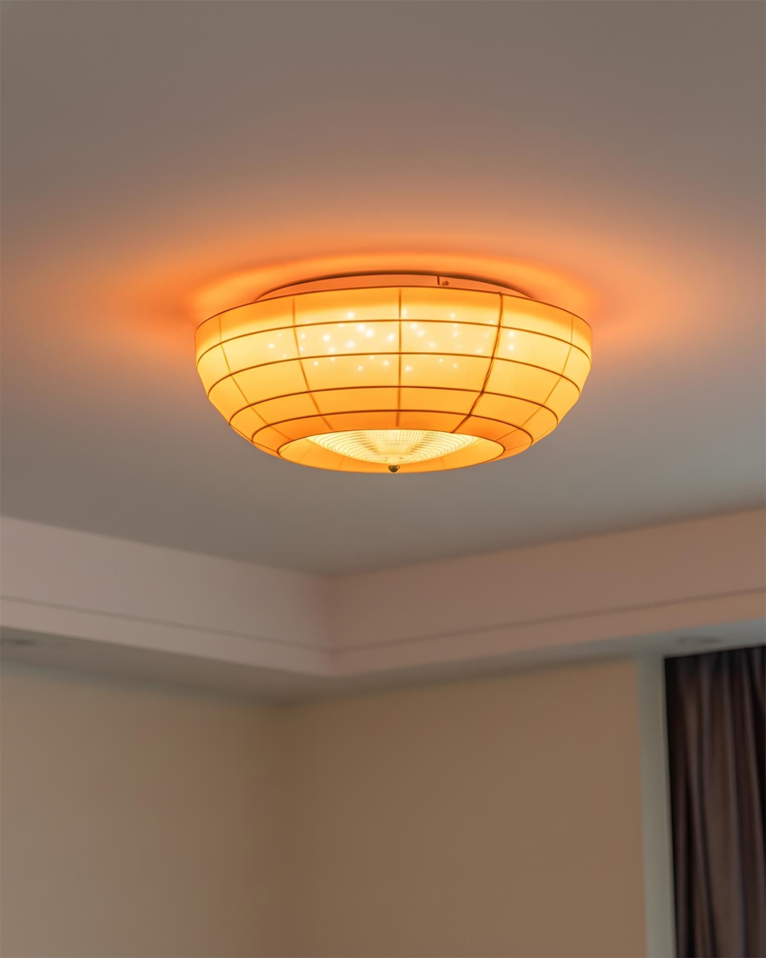 Capiz Matte Metal Ceiling Lamp