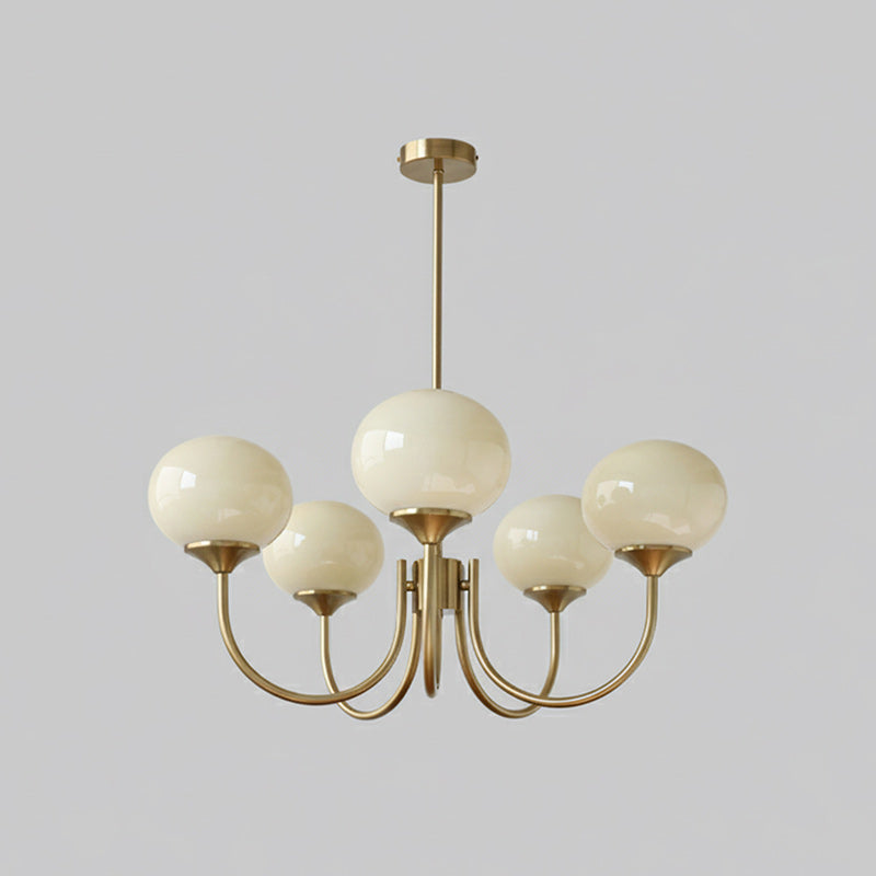 Marshmallow Modern Glass Chandelier