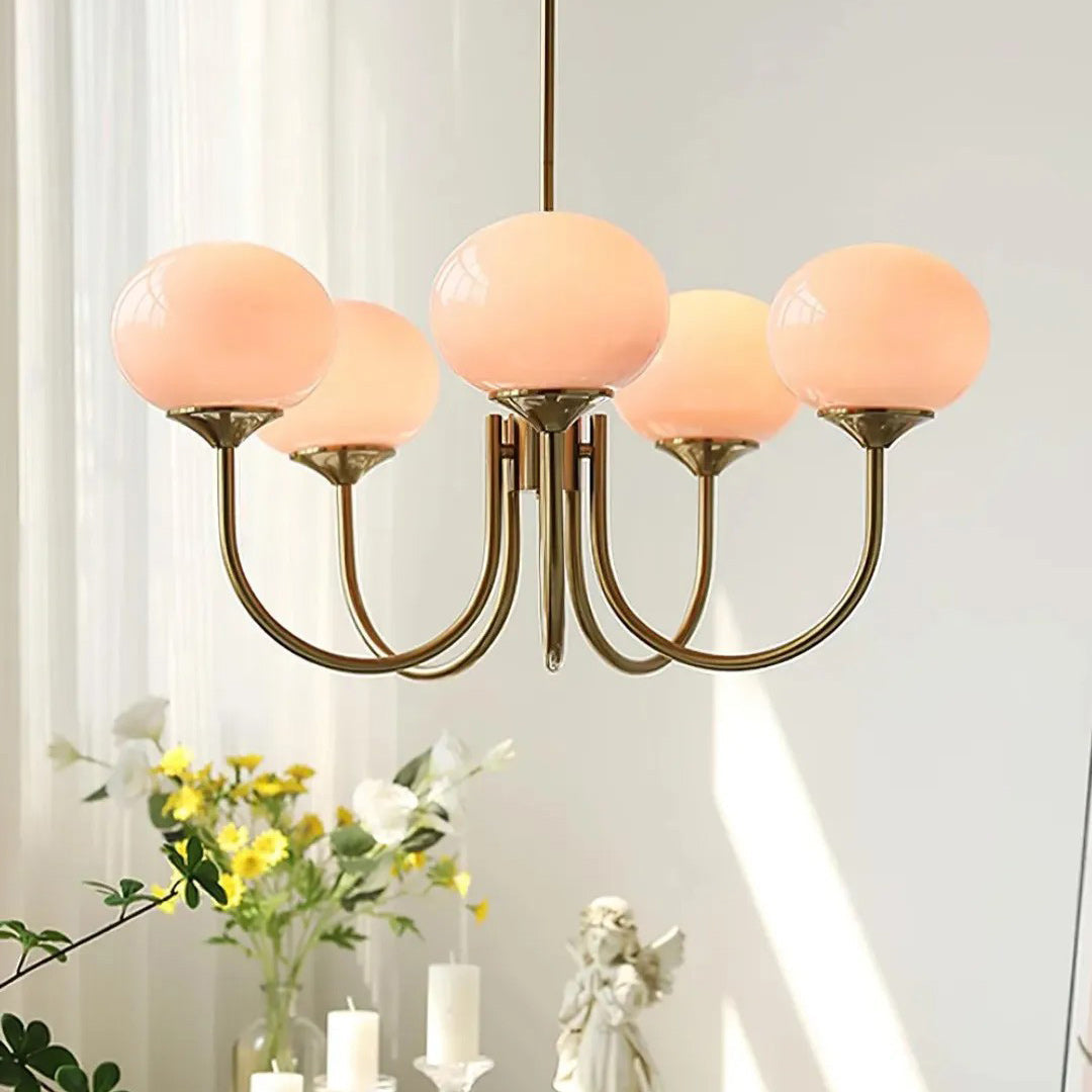 Marshmallow Modern Glass Chandelier