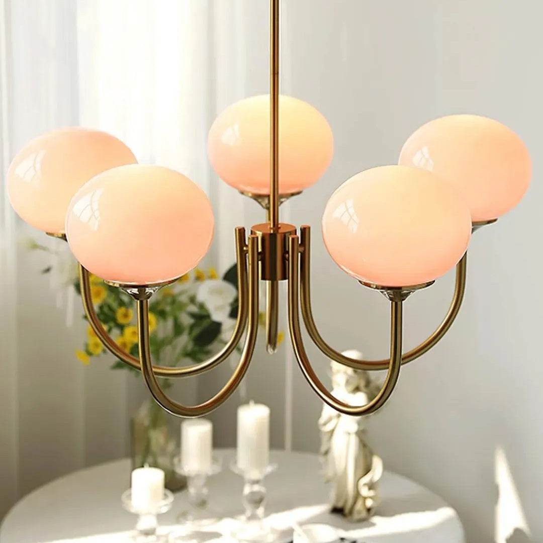 Marshmallow Modern Glass Chandelier